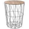 Table D'appoint Noire Dimensions 47x47x57cm -Deco.fr Soldes Boutique table basse 12988629
