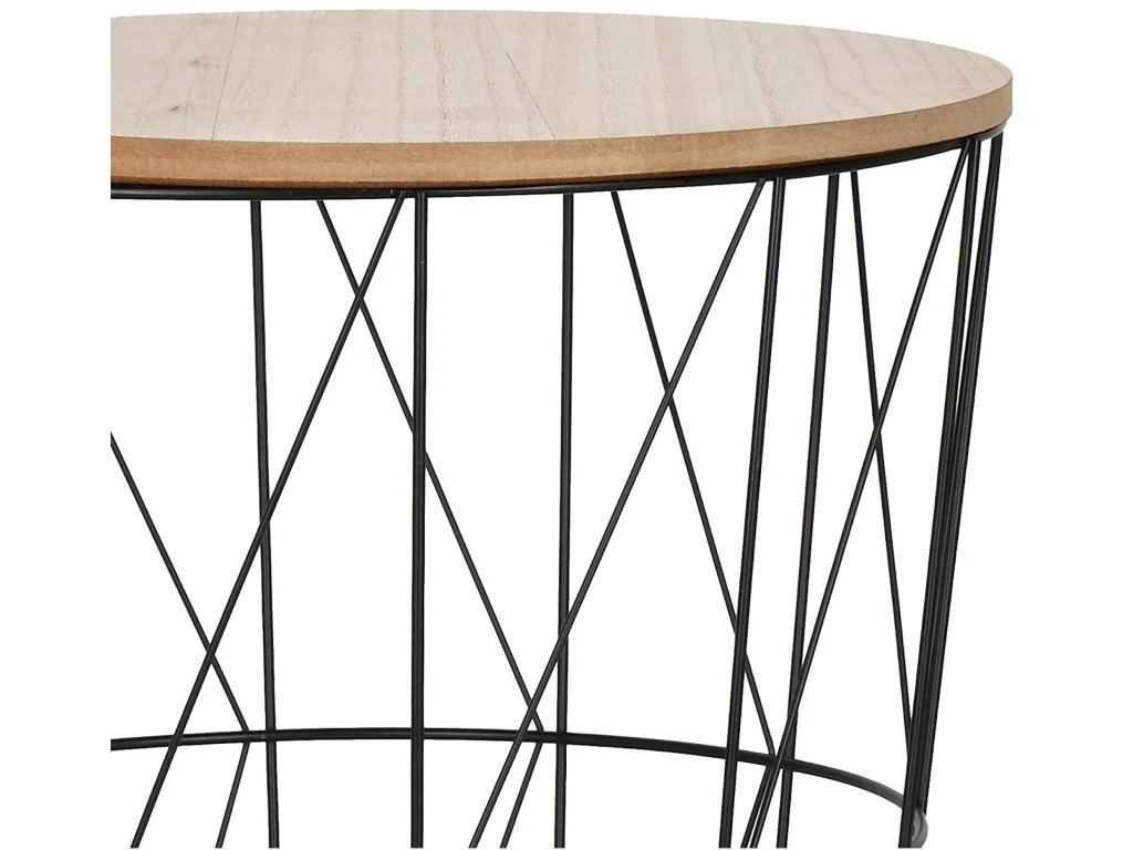 Table D'appoint Noire Dimensions 47x47x57cm 3 Table D'appoint Noire Dimensions 47x47x57cm – Image 3