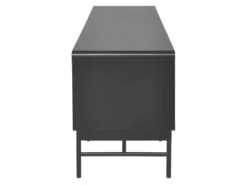 Table Basse 1 Tiroir - Bois Et Metal Noir - L 110 X P 60 X H 42 - BROOKLYN -Deco.fr Soldes Boutique table basse 13011633