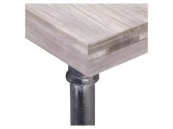 Table Basse Rectangulaire - Bois Et Tube Industriel Patine - 120 X 80 X 45 Cm - TULO -Deco.fr Soldes Boutique table basse 13013371