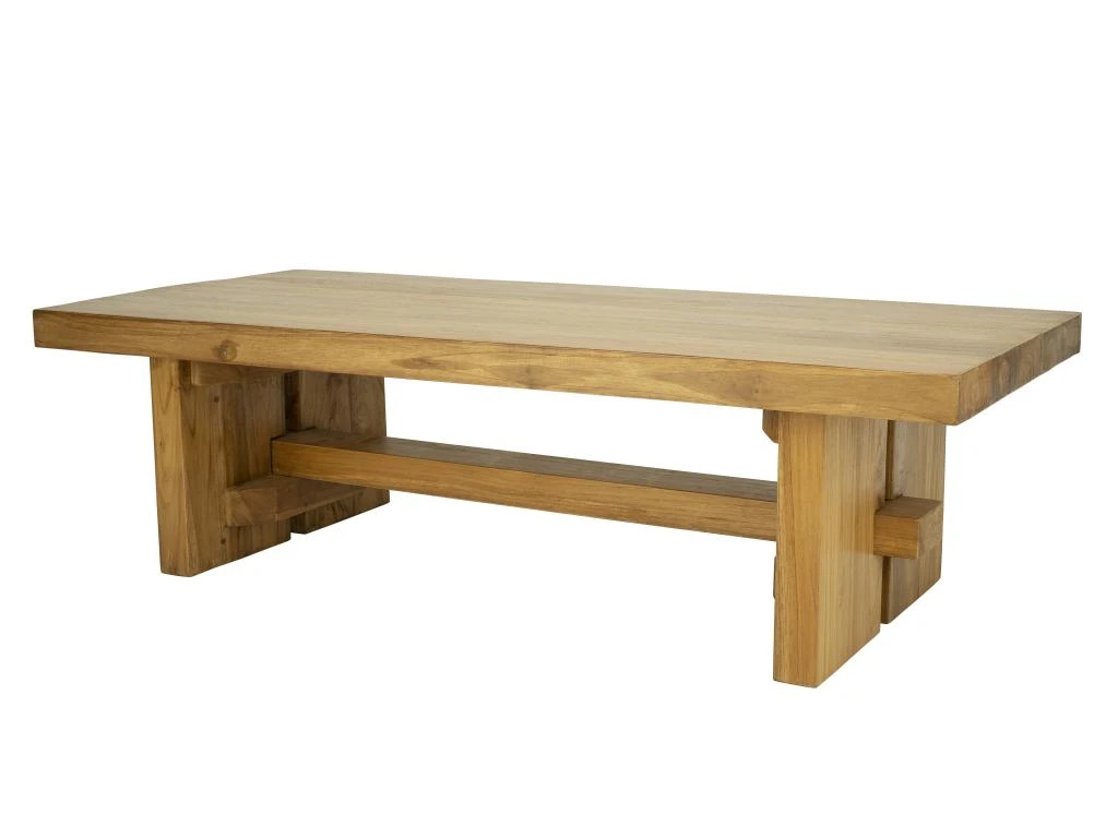 Table Basse En Teck - Coloris : Naturel - LENIDA 4 Table Basse En Teck - Coloris : Naturel - LENIDA – Image 4