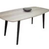 Table De Repas Ovale Massif Et Laqué - 160/210L X 100P -Deco.fr Soldes Boutique table basse 13135499