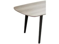 Table De Repas Ovale Massif Et Laqué - 160/210L X 100P -Deco.fr Soldes Boutique table basse 13135501