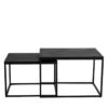 Binbrook - Lot De 2 Tables Basses Gigognes Indoor/outdoor En Métal - Couleur - Noir 10 Binbrook - Lot De 2 Tables Basses Gigognes Indoor/outdoor En Métal - Couleur - Noir -Deco.fr Soldes Boutique table basse 13287965