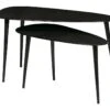 Triangle - 2 Tables Basses En Métal - Couleur - Noir -Deco.fr Soldes Boutique table basse 13304229