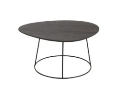 Table D'Appoint Design "Mesla" 69cm Marron Foncé -Deco.fr Soldes Boutique table basse 13800681