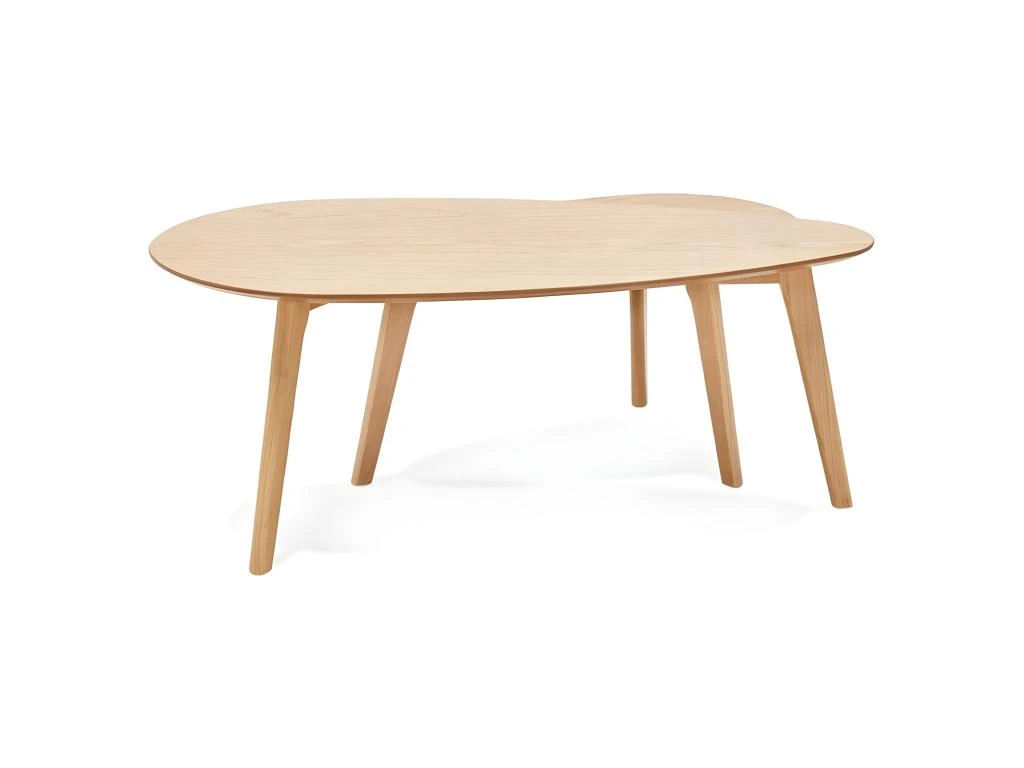 Lot De 2 Tables Gigognes "Gilda" 100cm Naturel 4 Lot De 2 Tables Gigognes "Gilda" 100cm Naturel – Image 4