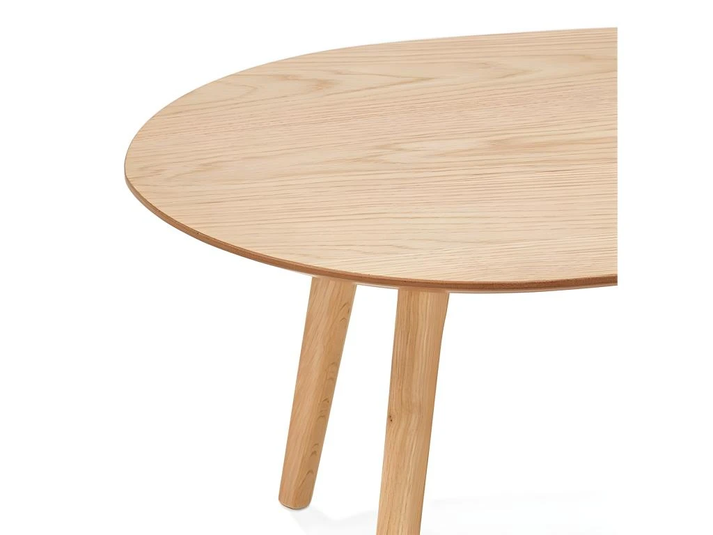 Lot De 2 Tables Gigognes "Gilda" 100cm Naturel 5 Lot De 2 Tables Gigognes "Gilda" 100cm Naturel – Image 5