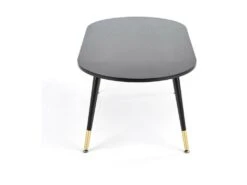 Table Basse 120 Cm X 60 Cm X 47 Cm - Noir/Or -Deco.fr Soldes Boutique table basse 14699799