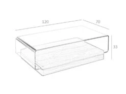 Table Basse Courbée En Verre Et Bois 2004 ANGEL CERDA -Deco.fr Soldes Boutique table basse 14720873