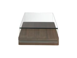 Table Basse Courbée En Verre Et Bois 2004 ANGEL CERDA -Deco.fr Soldes Boutique table basse 14720875