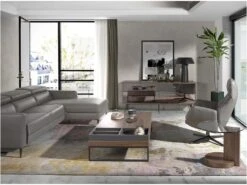 Table D'angle De Noyer Et Verre 2036 ANGEL CERDA -Deco.fr Soldes Boutique table basse 14721773