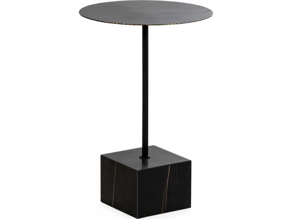 Table D'appoint Métal -- Noir/Doré 4 Table D'appoint Métal -- Noir/Doré – Image 4