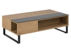 Ela - Table Basse Plateau Relevable Bois