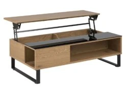 Ela - Table Basse Plateau Relevable Bois -Deco.fr Soldes Boutique table basse 15005773