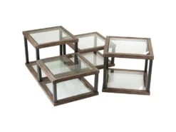 Lot De 4 Tables Basses Argenta En Bois