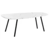 Table Basse Effet Marbre Blanc Et Noir BIDDLE -Deco.fr Soldes Boutique table basse 16703767