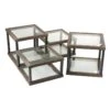 Set De 4 Tables Basses Carrées Bois/Verre - LOKEREN -Deco.fr Soldes Boutique table basse 17626803