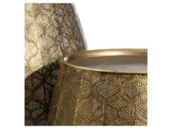 Duo De Tables D'appoint Ronde Doré Métal - ZOSTA -Deco.fr Soldes Boutique table basse 17628175