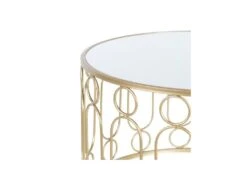 Tables Basses Rondes Métal/Or - VALERY N°2 -Deco.fr Soldes Boutique table basse 17636135