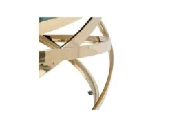 Table Basse Ronde Métal Doré/Taupe - MADIE 11 Table Basse Ronde Métal Doré/Taupe - MADIE -Deco.fr Soldes Boutique table basse 17636177