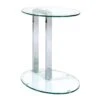 Table D'Appoint Ovale "Antilles" 50cm Transparent -Deco.fr Soldes Boutique table basse 17785375