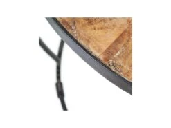 Tables Basses Gigognes Rondes Bois Brut/Métal - MAYAL -Deco.fr Soldes Boutique table basse 17786741
