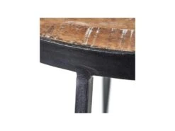 Tables Basses Gigognes Rondes Bois Brut/Métal - MAYAL -Deco.fr Soldes Boutique table basse 17786743