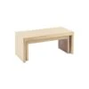 Tables Basses Gigognes Bois Naturel - APISTOU