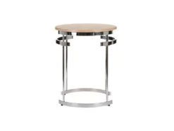 Table D'appoint Ronde Bois/Métal - ELICANE
