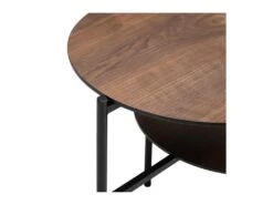 Table Basse 2 Niveaux En Métal Noir Et Bois 118 X 43 Cm 4 Table Basse 2 Niveaux En Métal Noir Et Bois 118 X 43 Cm -Deco.fr Soldes Boutique table basse 19146037