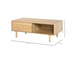 Table Basse Design ROBBIE Urban Craft Bois Clair -Deco.fr Soldes Boutique table basse 19186309