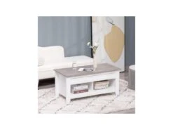 Table Basse Relevable ULYSSE Blanc Et Aspect Marbre 13 Table Basse Relevable ULYSSE Blanc Et Aspect Marbre -Deco.fr Soldes Boutique table basse 19186403