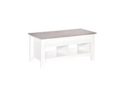 Table Basse Relevable ULYSSE Blanc Et Aspect Marbre 14 Table Basse Relevable ULYSSE Blanc Et Aspect Marbre -Deco.fr Soldes Boutique table basse 19186405