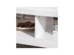 Table Basse Relevable ULYSSE Blanc Et Aspect Marbre 17 Table Basse Relevable ULYSSE Blanc Et Aspect Marbre -Deco.fr Soldes Boutique table basse 19186411