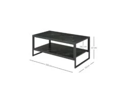 Table Basse JULIUS Noire -Deco.fr Soldes Boutique table basse 19186723