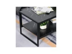 Table Basse JULIUS Noire -Deco.fr Soldes Boutique table basse 19186729