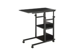 Table De Lit Réglable NANNY Noire