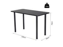 Table à Manger 4 Personnes PAULO Noire 7 Table à Manger 4 Personnes PAULO Noire -Deco.fr Soldes Boutique table basse 19186791