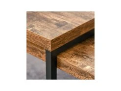 2 Tables Basses CLAY Aspect Bois -Deco.fr Soldes Boutique table basse 19186839