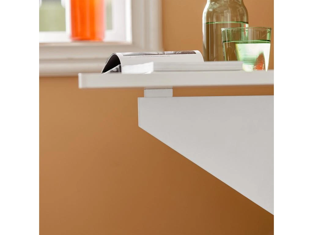 Table Murale Rabattable En Bois, Table De Cuisine, Table Enfant, L60×P40cm -Blanc, FWT03-W 6 Table Murale Rabattable En Bois, Table De Cuisine, Table Enfant, L60×P40cm -Blanc, FWT03-W – Image 6