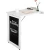 Table Pliable Murale Bureau Avec Mémo Board Table Murale Pliable Bureau Rabattable, FWT20-W