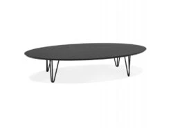 Table Basse Design "Hilona" 160cm Noir