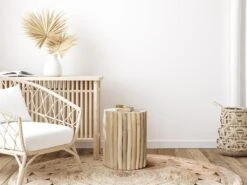 Table D'appoint En Teck - Coloris : Naturel - LUTIANA 12 Table D'appoint En Teck - Coloris : Naturel - LUTIANA -Deco.fr Soldes Boutique table basse 1959101