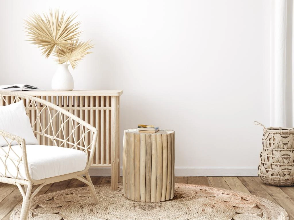 Table D'appoint En Teck - Coloris : Naturel - LUTIANA 4 Table D'appoint En Teck - Coloris : Naturel - LUTIANA – Image 4