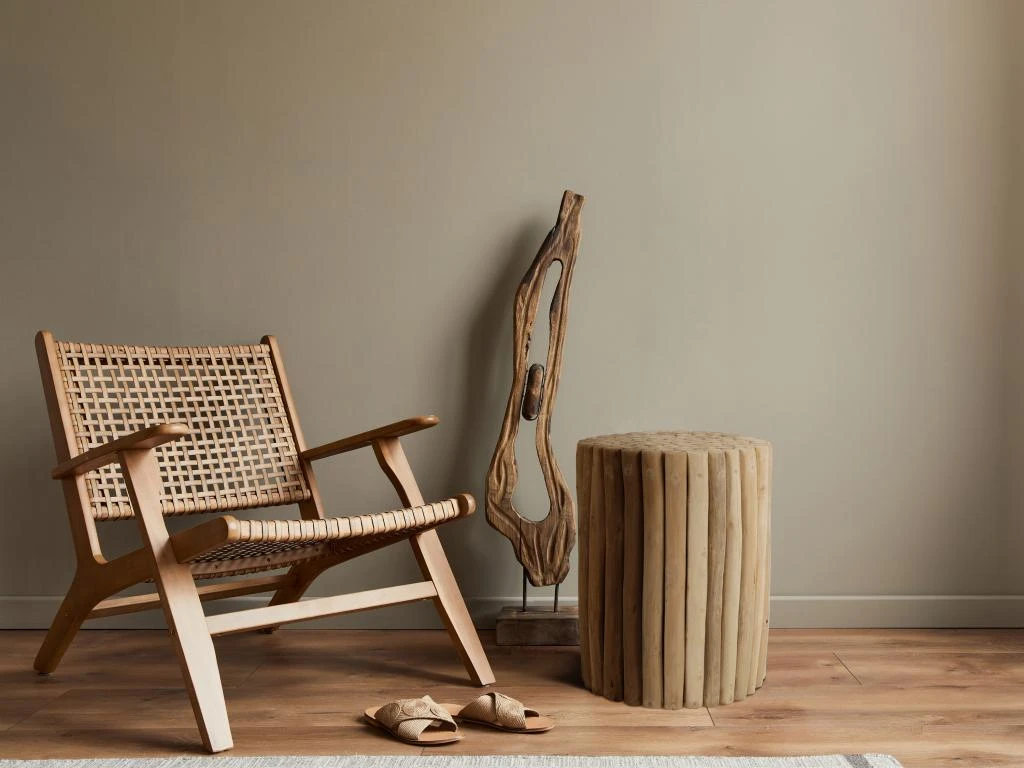 Table D'appoint En Teck - Coloris : Naturel - LUTIANA 2 Table D'appoint En Teck - Coloris : Naturel - LUTIANA – Image 2