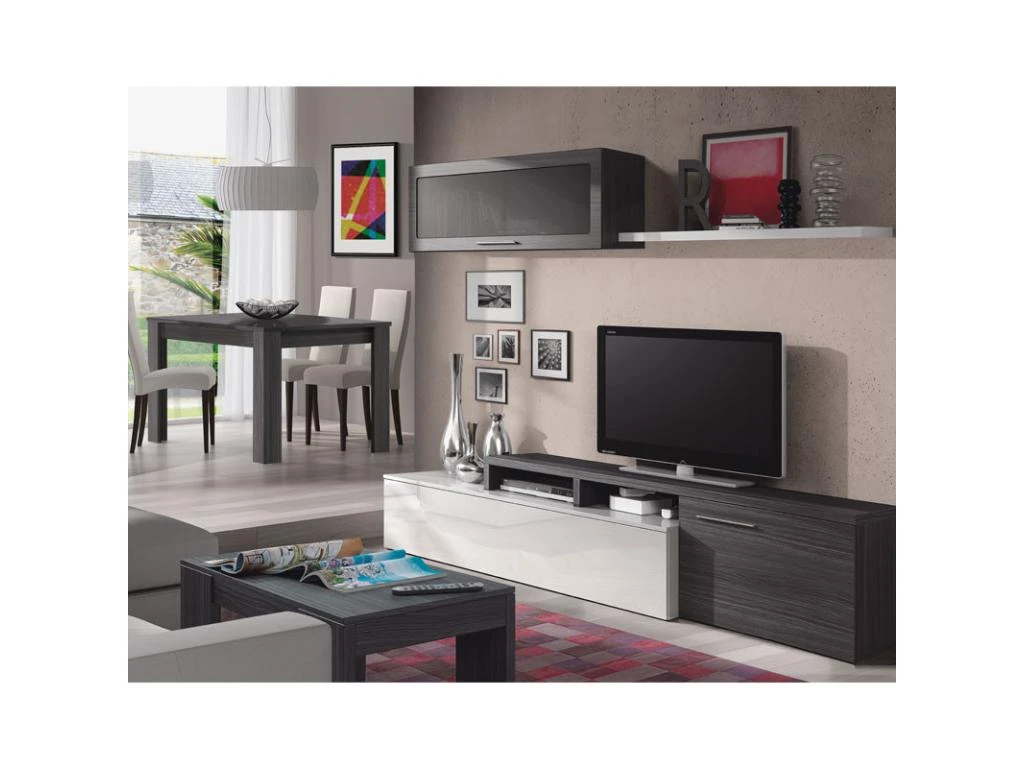 Table Basse Relevable Gris - ANNA - L 100 X L 50 X H 43/54 Cm 3 Table Basse Relevable Gris - ANNA - L 100 X L 50 X H 43/54 Cm – Image 3