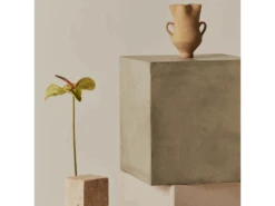 Table D’appoint Du Microciment En Couleur Liquen 40 Cm -Deco.fr Soldes Boutique table basse 19887453