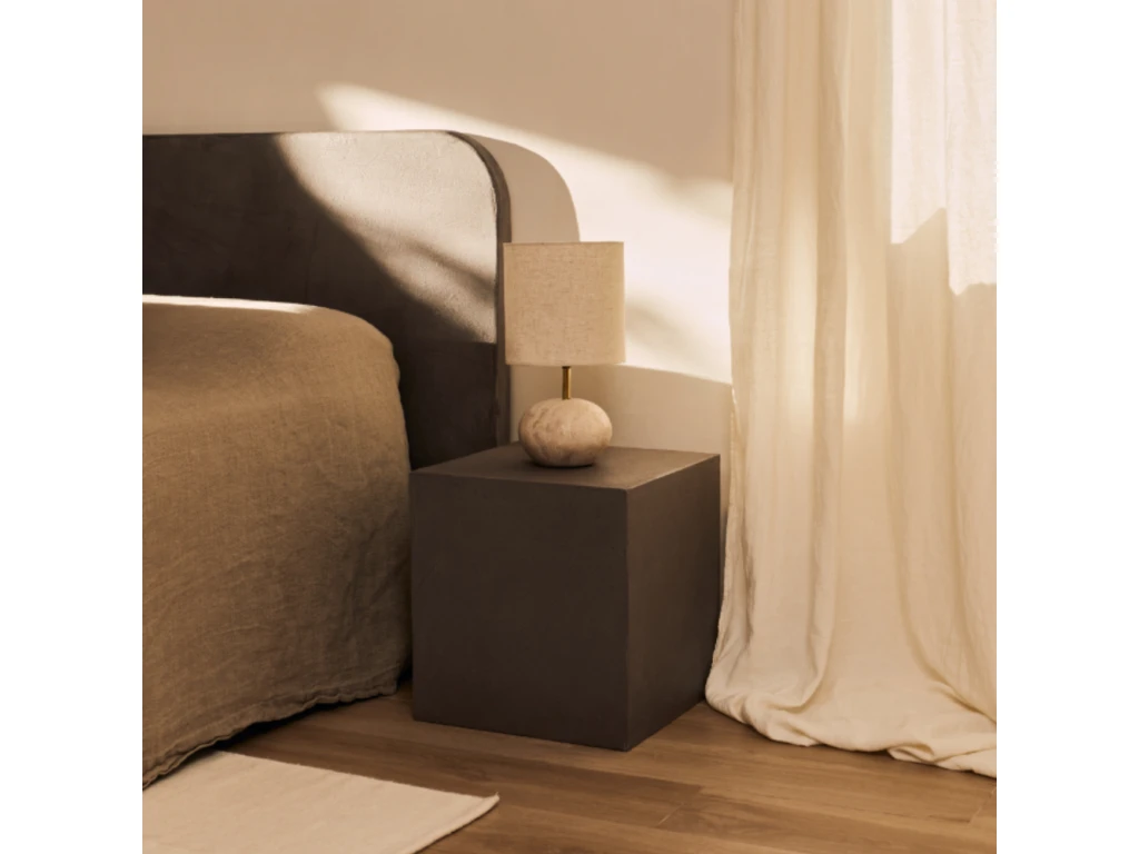 Table D’appoint Du Microciment En Couleur Gris 40 Cm 5 Table D’appoint Du Microciment En Couleur Gris 40 Cm – Image 5