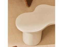 Table Basse Du Microciment Couleur Blanc 150 Cm -Deco.fr Soldes Boutique table basse 19893637